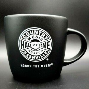 Country Music Hall of Fame and Museum Nashville Coffee Mug/Cup Black and White